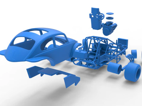 Super rod Version 3 while turning Scale 1 to 25 3D Print Model