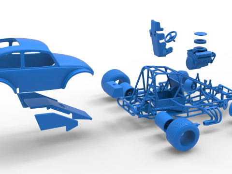 Super rod Version 3 while turning Scale 1 to 25 3D Print Model