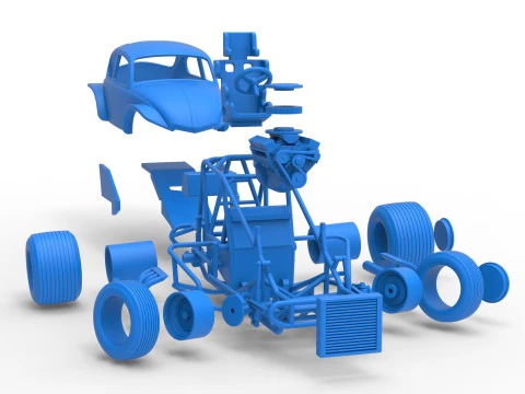 Super rod Version 3 while turning Scale 1 to 25 3D Print Model