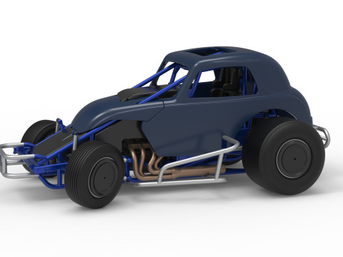 Super wędka Wersja 4 podczas skrętu Skala 1 do 25 Model do druku 3D