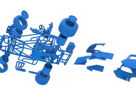 Super rod Version 4 while turning Scale 1 to 25 3D Print Model