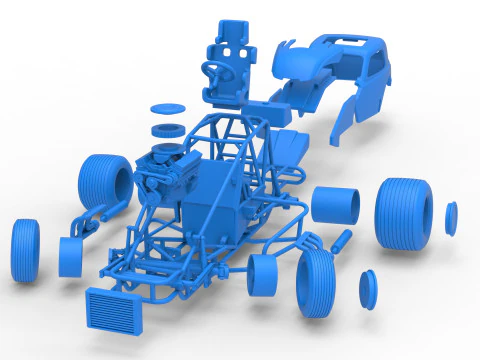 Super rod Version 4 while turning Scale 1 to 25 3D Print Model