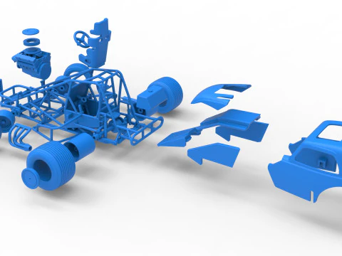Super rod Version 4 while turning Scale 1 to 25 3D Print Model