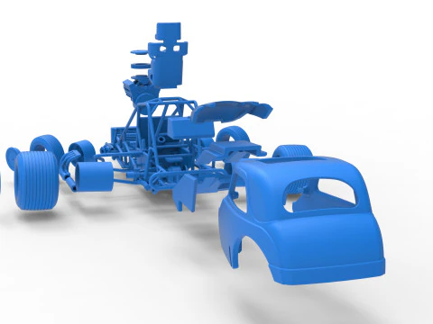 Super rod Version 4 while turning Scale 1 to 25 3D Print Model