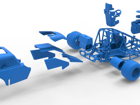 Super rod Version 4 while turning Scale 1 to 25 3D Print Model