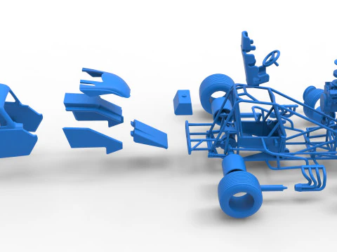 Super rod Version 4 while turning Scale 1 to 25 3D Print Model