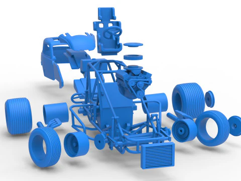 Super rod Version 4 while turning Scale 1 to 25 3D Print Model