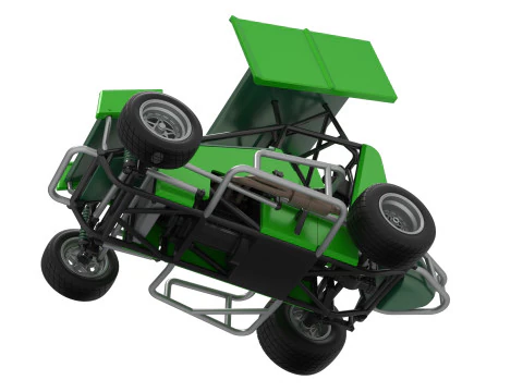 Neuseel&auml;ndischer Minisprint im Ma&szlig;stab 1 bis 25 3D Druckmodell