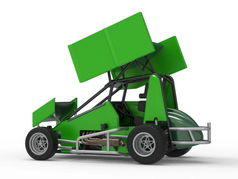 Neuseel&auml;ndischer Minisprint im Ma&szlig;stab 1 bis 25 3D Druckmodell