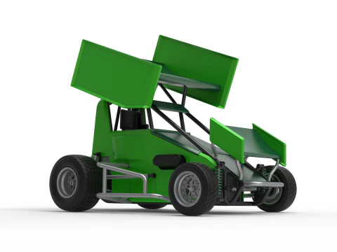 Neuseel&auml;ndischer Minisprint im Ma&szlig;stab 1 bis 25 3D Druckmodell