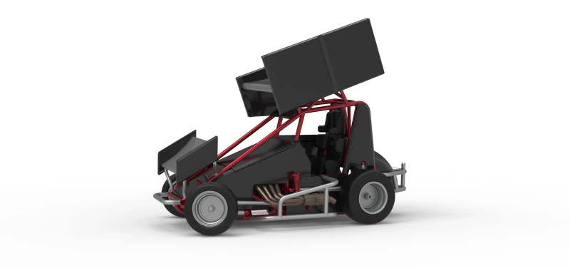 New Zealand Minisprint while turning Scale 1 to 25 3D Print Model .c4d .max .obj .3ds .fbx .stl .blend