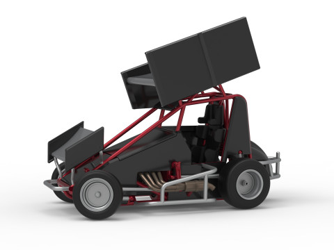 New Zealand Minisprint while turning Scale 1 to 25 3D Print Model