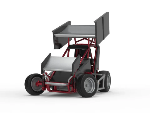 New Zealand Minisprint while turning Scale 1 to 25 3D Print Model