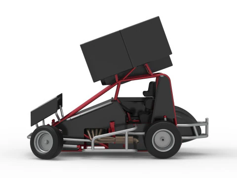 New Zealand Minisprint while turning Scale 1 to 25 3D Print Model