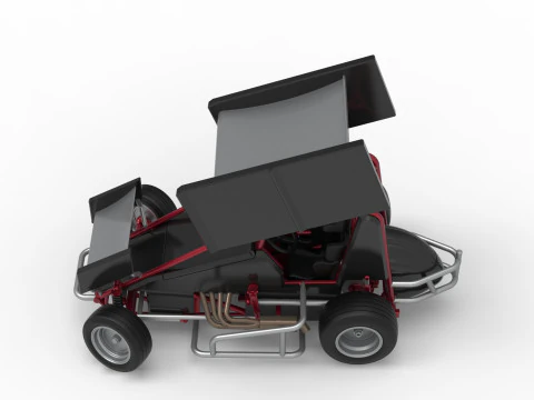 New Zealand Minisprint while turning Scale 1 to 25 3D Print Model