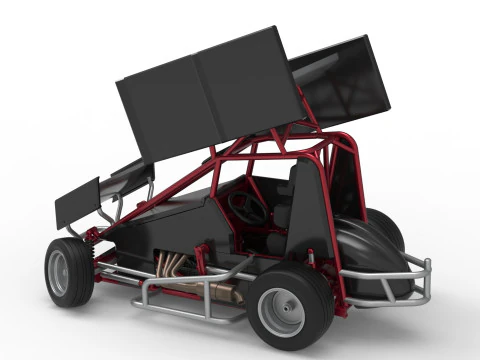 New Zealand Minisprint while turning Scale 1 to 25 3D Print Model