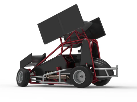 New Zealand Minisprint while turning Scale 1 to 25 3D Print Model