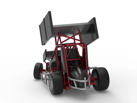 New Zealand Minisprint while turning Scale 1 to 25 3D Print Model