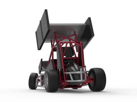 New Zealand Minisprint while turning Scale 1 to 25 3D Print Model
