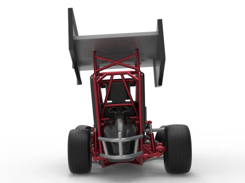 New Zealand Minisprint while turning Scale 1 to 25 3D Print Model