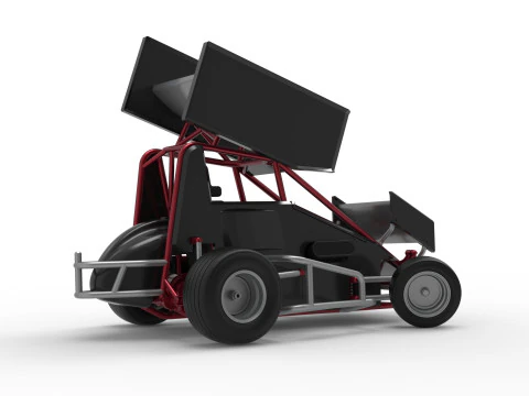 New Zealand Minisprint while turning Scale 1 to 25 3D Print Model