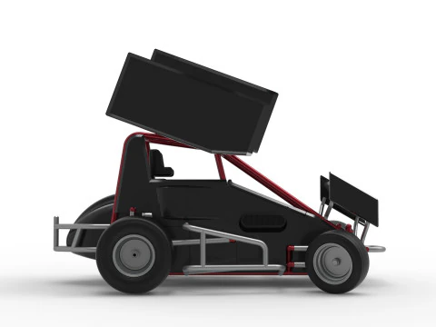 New Zealand Minisprint while turning Scale 1 to 25 3D Print Model