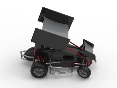 New Zealand Minisprint while turning Scale 1 to 25 3D Print Model