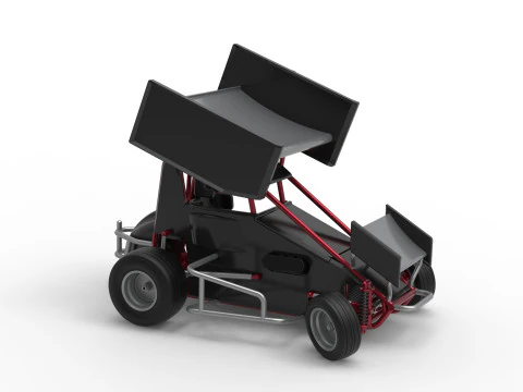 New Zealand Minisprint while turning Scale 1 to 25 3D Print Model