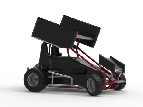 New Zealand Minisprint while turning Scale 1 to 25 3D Print Model