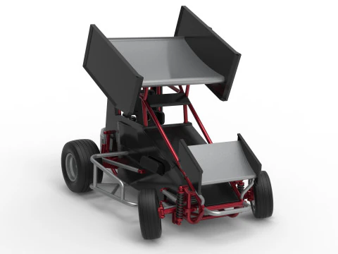 New Zealand Minisprint while turning Scale 1 to 25 3D Print Model