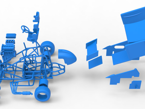 Новозеландский миниспринт при повороте масштаба от 1 до 25 3D Принт Модель