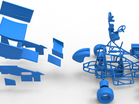 Новозеландский миниспринт при повороте масштаба от 1 до 25 3D Принт Модель