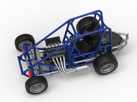 Базовая шкала Minisprint Новой Зеландии от 1 до 25 3D Принт Модель