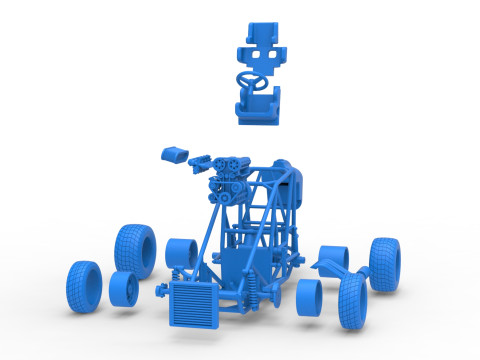 Базовая шкала Minisprint Новой Зеландии от 1 до 25 3D Принт Модель