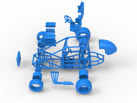 Базовая шкала Minisprint Новой Зеландии от 1 до 25 3D Принт Модель