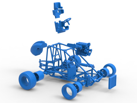 Базовая шкала Minisprint Новой Зеландии от 1 до 25 3D Принт Модель