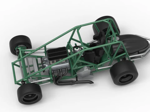 Pavement Silver Crown Car Base Scale 1 to 25 3D Print Model