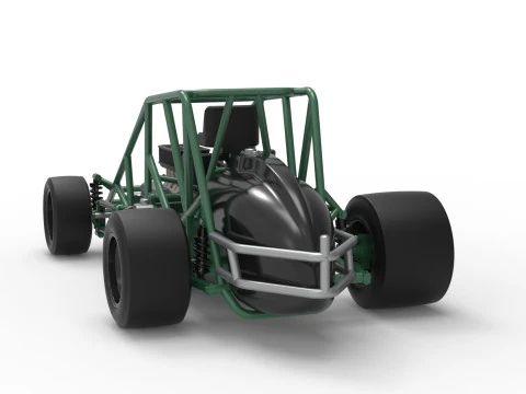 Pavement Silver Crown Car Base Scale 1 to 25 3D Print Model