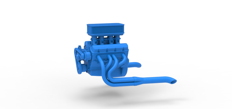 Moteur de voiture Silver Crown &eacute;chelle 1 &agrave; 25 Modèles 3D en vedette .c4d .max .obj .3ds .fbx .stl .blend 