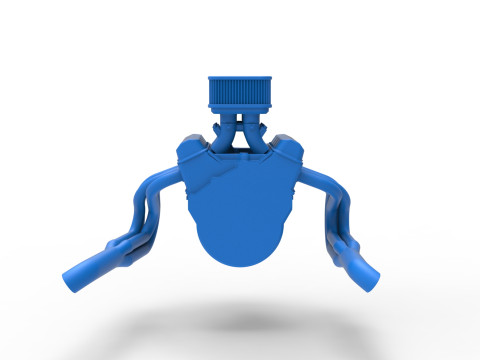 Moteur de voiture Silver Crown &eacute;chelle 1 &agrave; 25 Modèles 3D en vedette