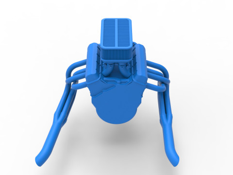 Moteur de voiture Silver Crown &eacute;chelle 1 &agrave; 25 Modèles 3D en vedette