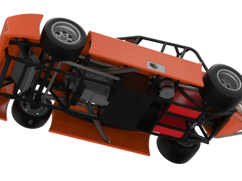 Experimental Pavement Silver Crown Car Scale 125 3D Print Model
