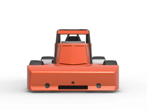 Experimental Pavement Silver Crown Car Scale 125 3D Print Model