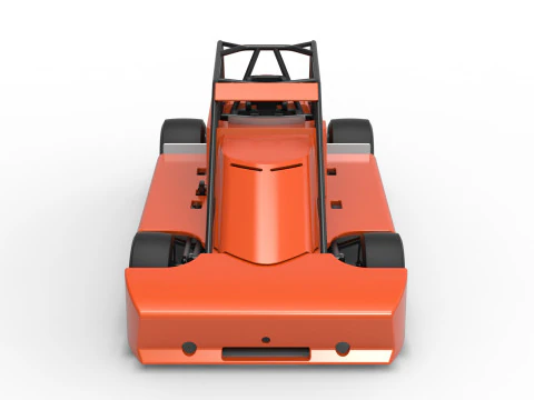 Experimental Pavement Silver Crown Car Scale 125 3D Print Model