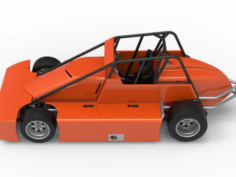 Experimental Pavement Silver Crown Car Scale 125 3D Print Model