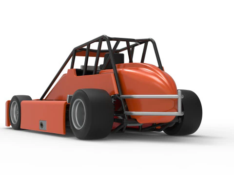 Experimental Pavement Silver Crown Car Scale 125 3D Print Model