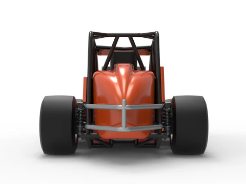 Experimental Pavement Silver Crown Car Scale 125 3D Print Model