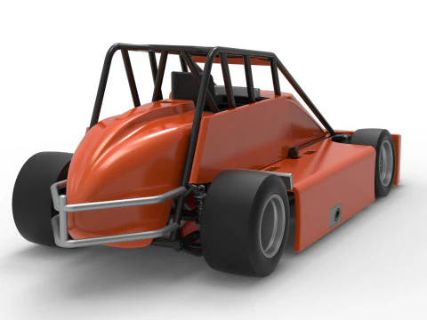 Experimental Pavement Silver Crown Car Scale 125 3D Print Model