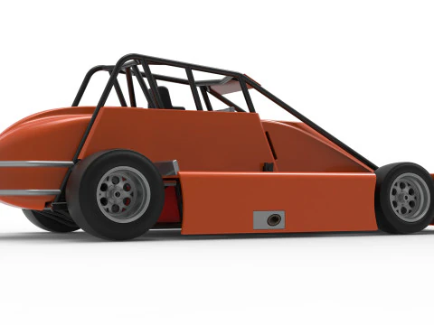 Experimental Pavement Silver Crown Car Scale 125 3D Print Model