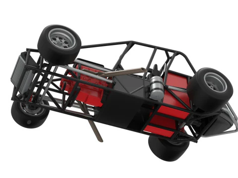 Experimental Pavement Silver Crown Car Base Scale 1 to 25 3D Print Model